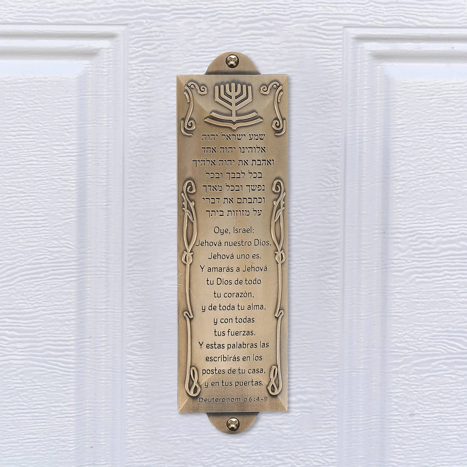 

Religious Gateway Eternal Love Mezuzah Home Decor Household Elegant Plaque Alloy Jewish Hispanic Heritage Decorations