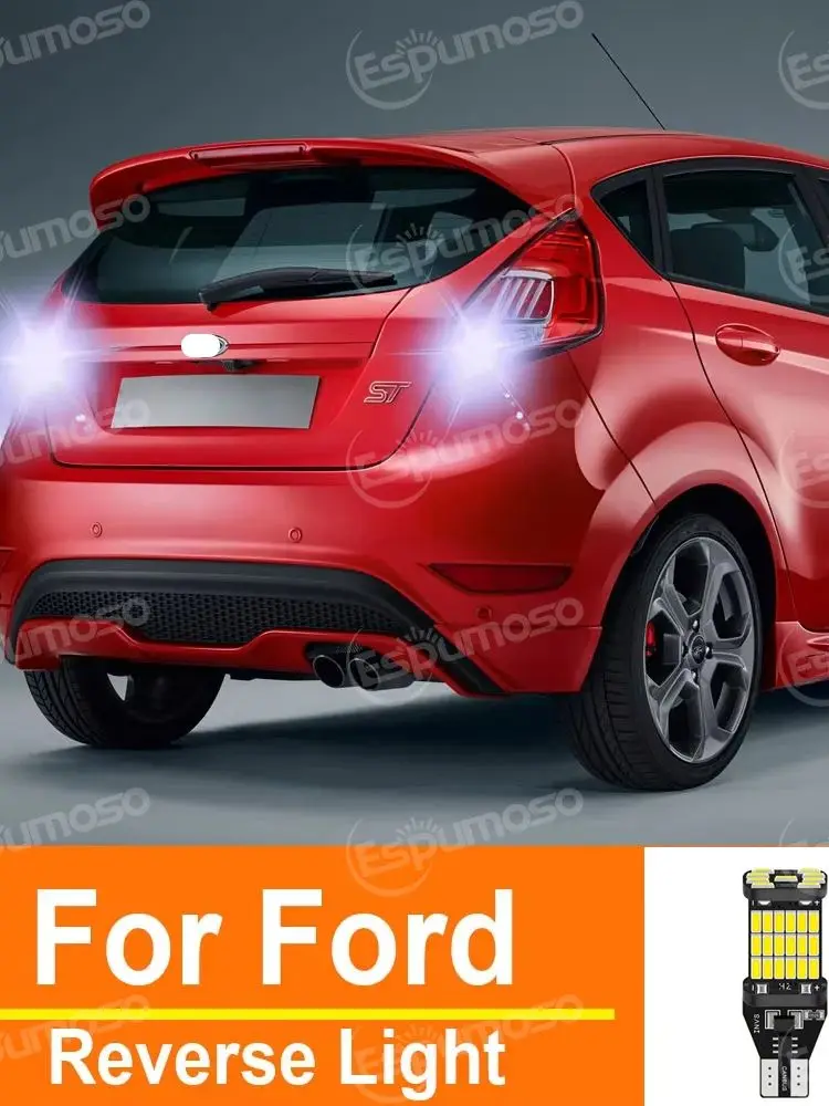 Feu de secours LED Blub, 2 pièces, lampe de recul W16W T15 921 Canbus pour Ford Fiesta 6 7 Focus 3 Fusion Galaxy Kuga 2 Mondeo 5 Puma