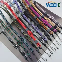 Long Neck Hanging Chain Hand-woven Mobile Phone Lanyard Strong and Length Adjustable Dual-use Lanyard Phone Anti-lost Pendant