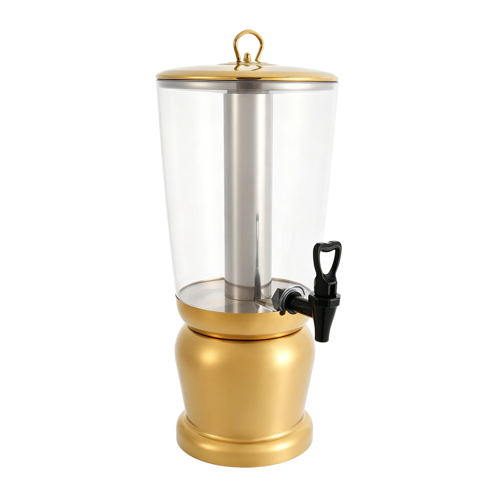 2.11 Gal Gold Beverage Dispenser,Party Drink Dispenser for Barbecue Parties, Business Events, Family Gatherings, Weddings