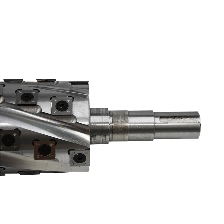 Machine Parts Helical Wood Thickness Planner Woodworking Spiral Planer Cutter Head With Carbide Blades
