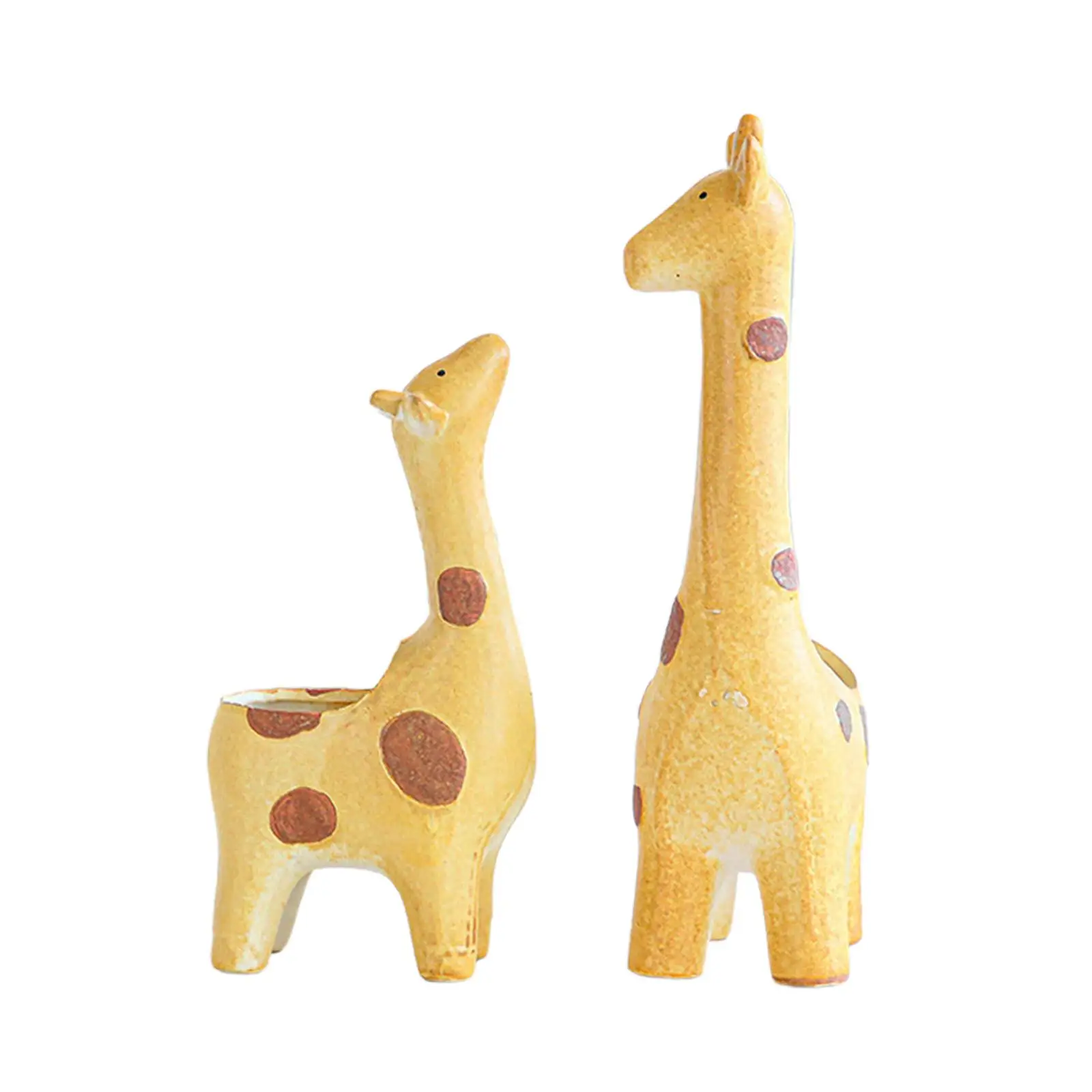 2Pcs Planter Pots Animal Flower Pots Small Lovely Decoration Plant Pots Indoor