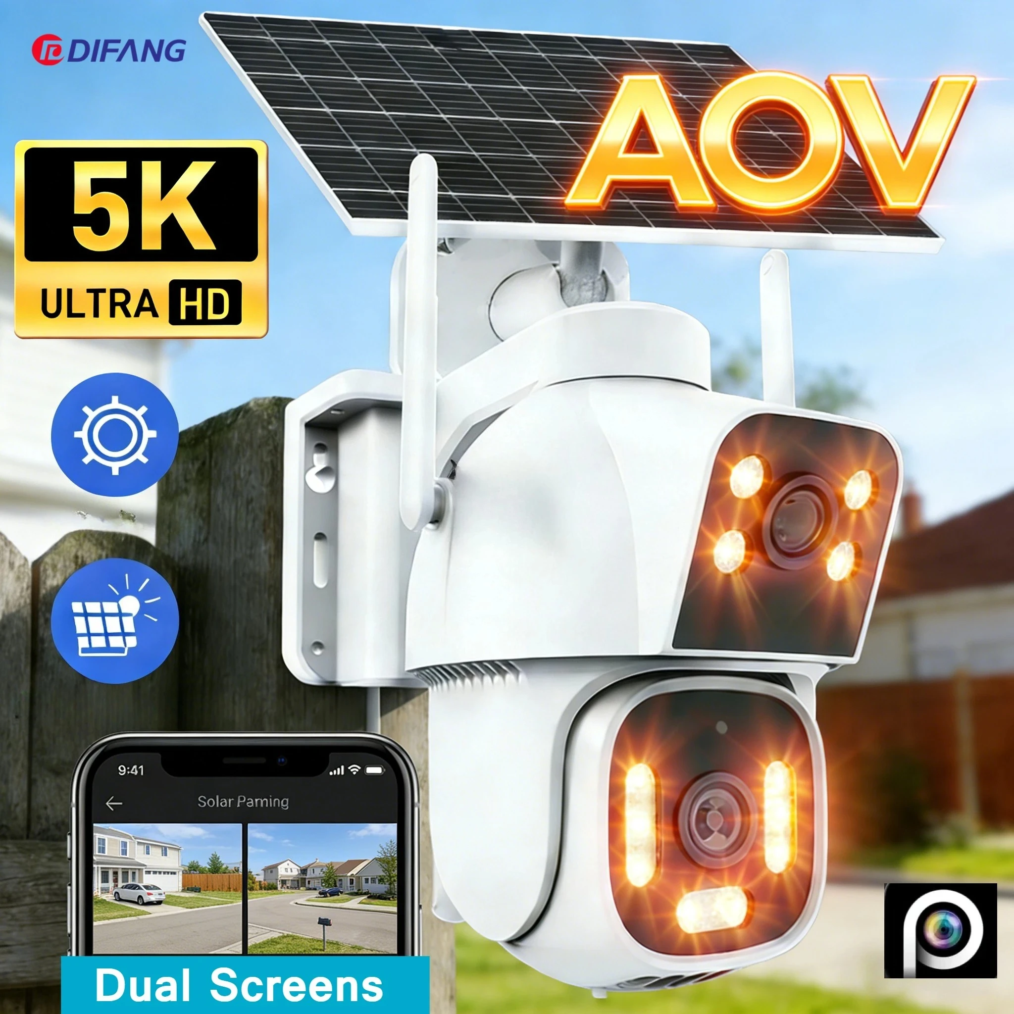 Dual Lens 5K Solar …