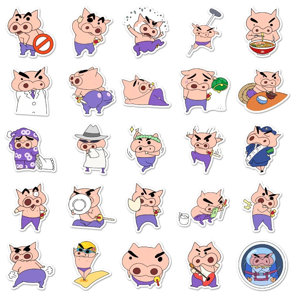 50 szt. Naklejek Kawaii Buriburizaemon Graffiti na Walizkę, Artykuły Papiernicze, Laptop, Komputer, Gitarę, Telefon Komórkowy, DIY Dekoracje