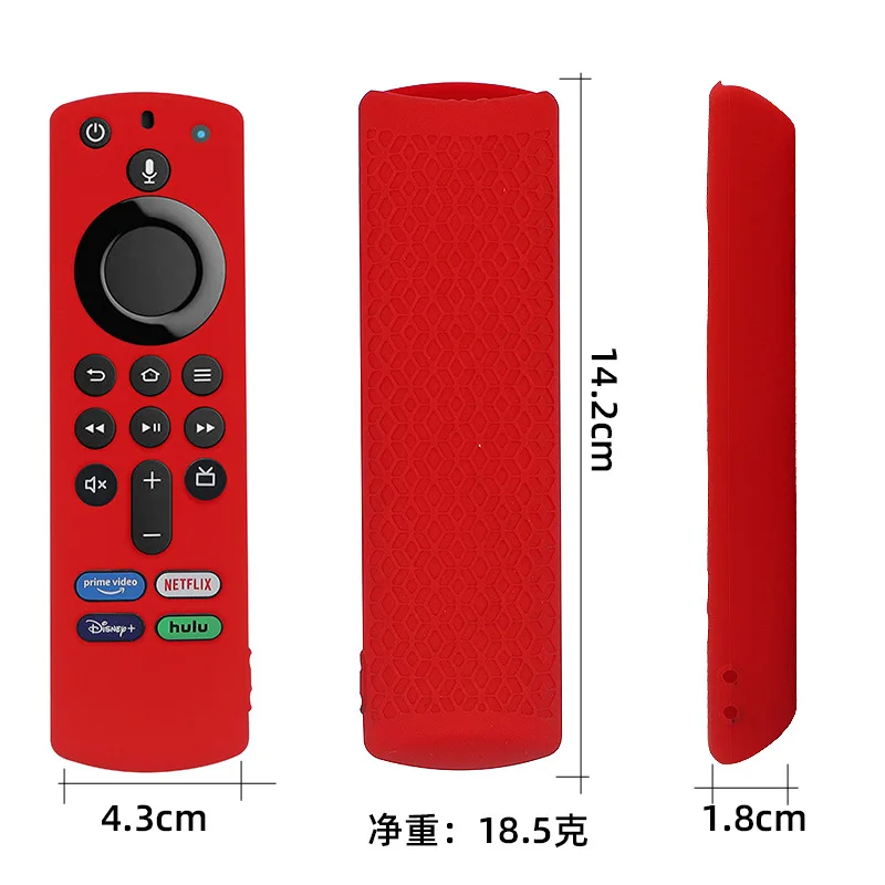 Silicone Luminous Remote Cover For Fire TV Stick 4K MAX 3rd Gen 2021 HD Alexa Voice Remote 3rd Gen L5B83G Soft Shock - view 5