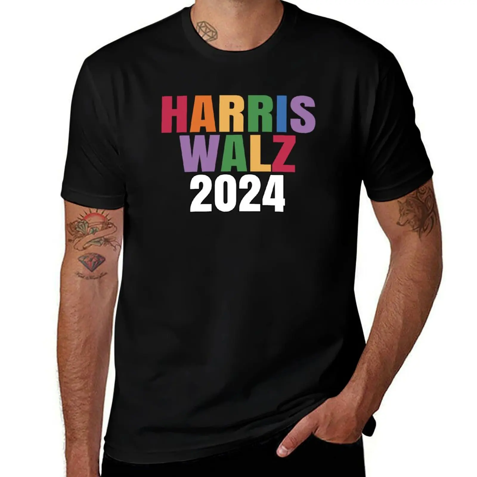 

Harris Walz 2024 T-Shirt man t shirts cotton t shirt man designer t shirt personalised T-Shirt