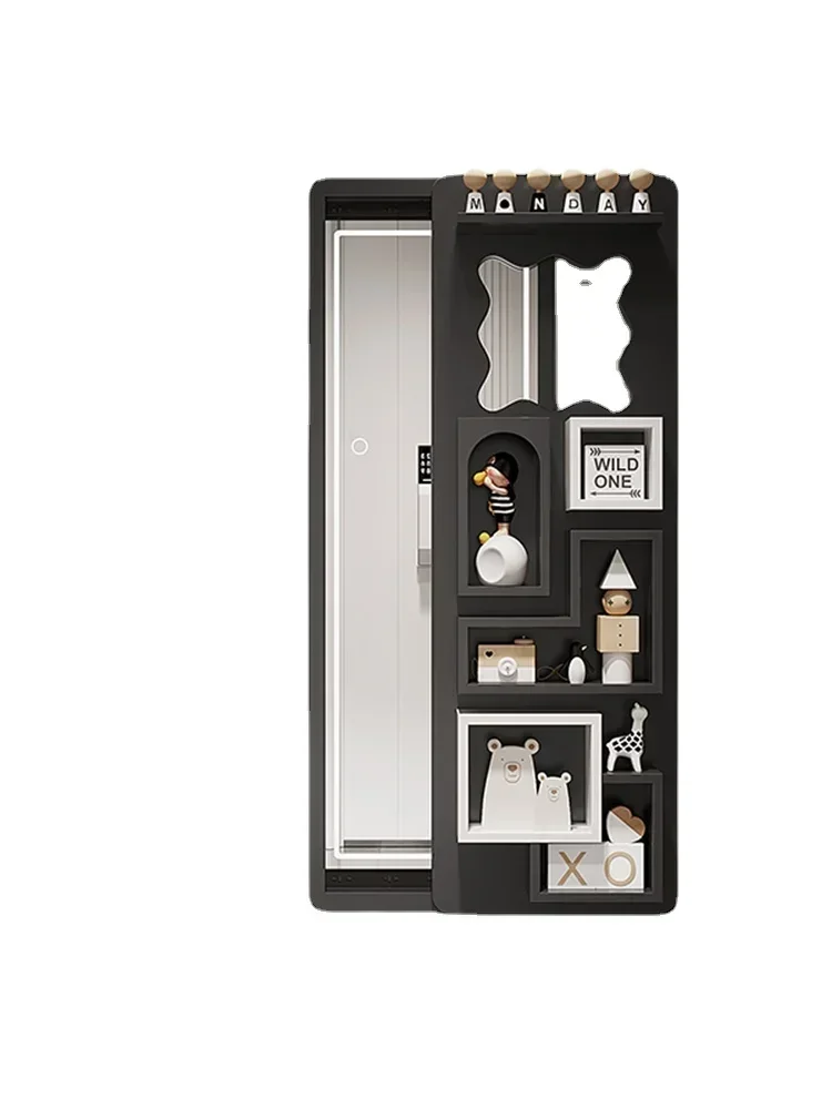 

Household Solid Wood Full-Length Mirror Simple Dressing Mirror Wall-Mounted Wall Hanging Mirror