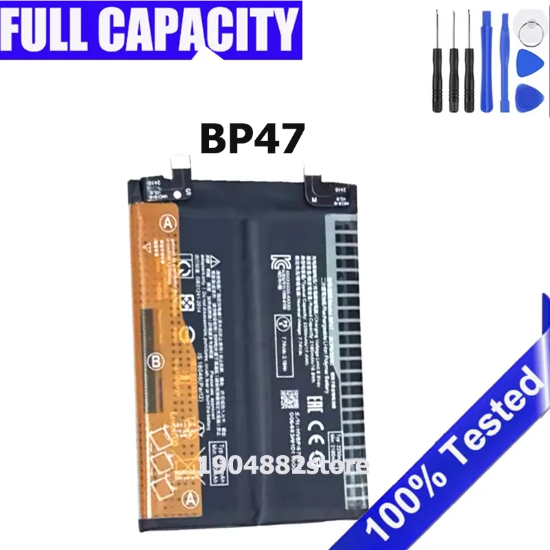 

Новый аккумулятор BP47 2x2250 мАч для Xiaomi Redmi Note 11 Pro + 5G 11 Pro Plus 21091116UC 21091116UG, перезаряжаемая батарея