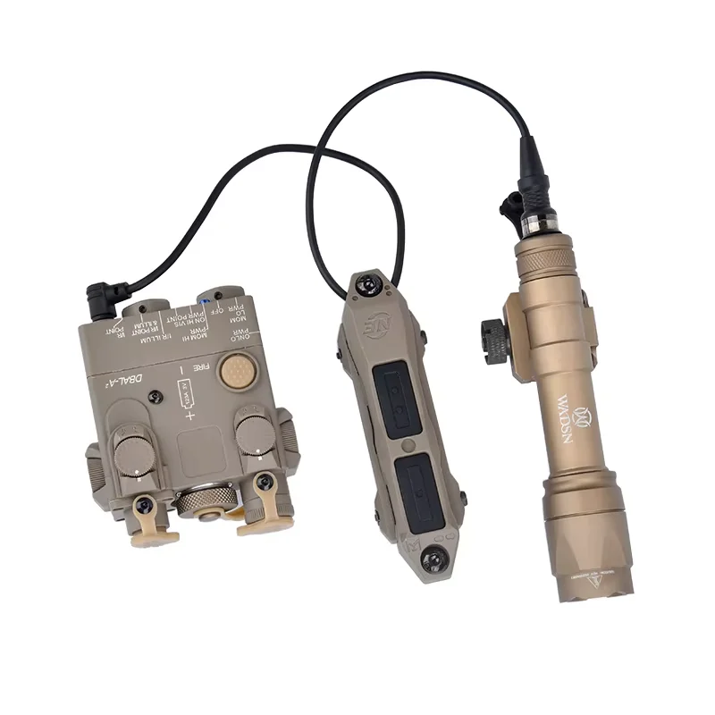 Tacitcal DBAL A2 M300 M600 Flashlight Red Green Dot Laser Only Laser Pressure Switch Hunting Airsoft Weapon Light For 20mm Rail