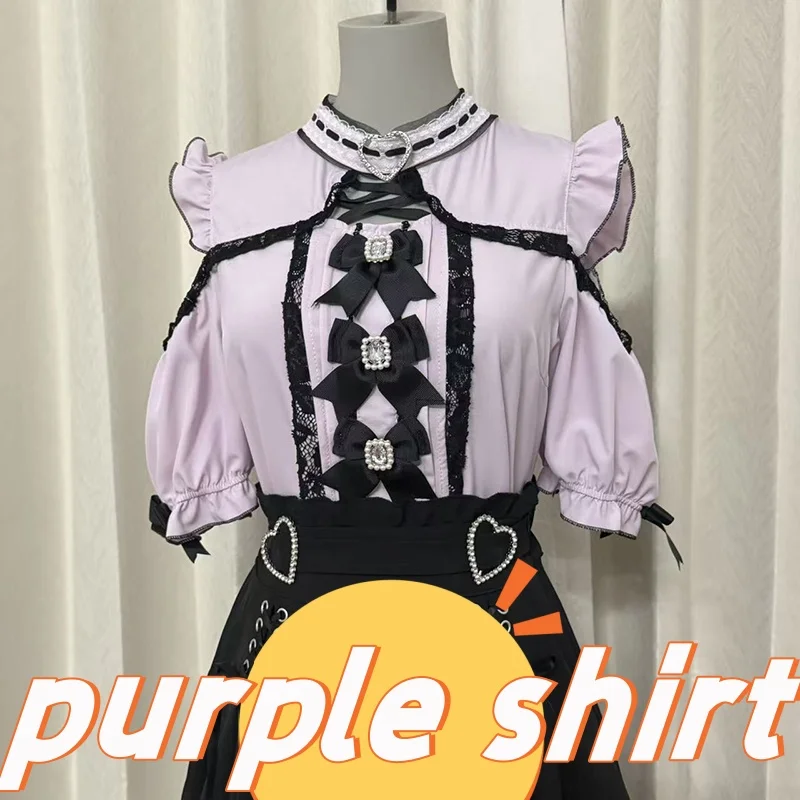 purple shirt