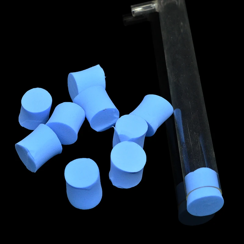 10pcs Test Tube Plug  Ant Farm Accessories Blue Sponge Plug Pet Anthill Water Feeder Block Plug nano sponge for ant water feeder