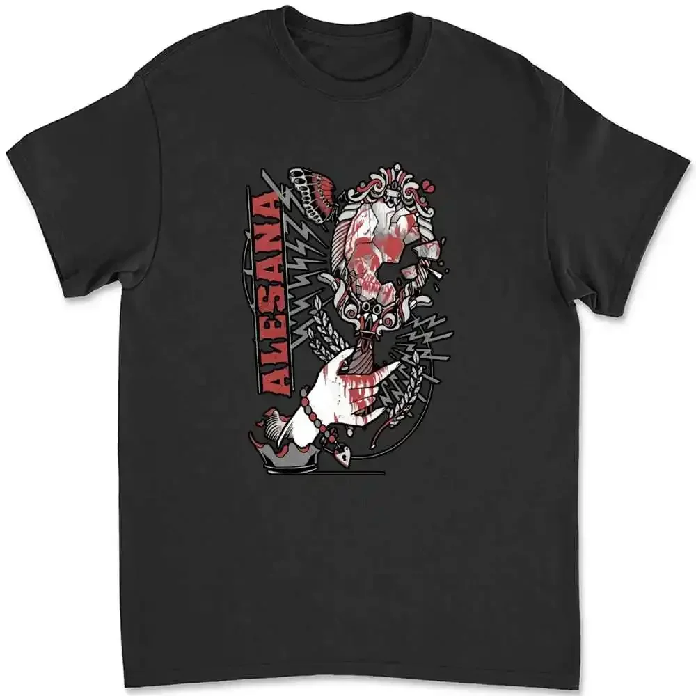 Alesana The Emptiness Broken Mirror Emo Post Hardcore Band T-shirt H9XE
