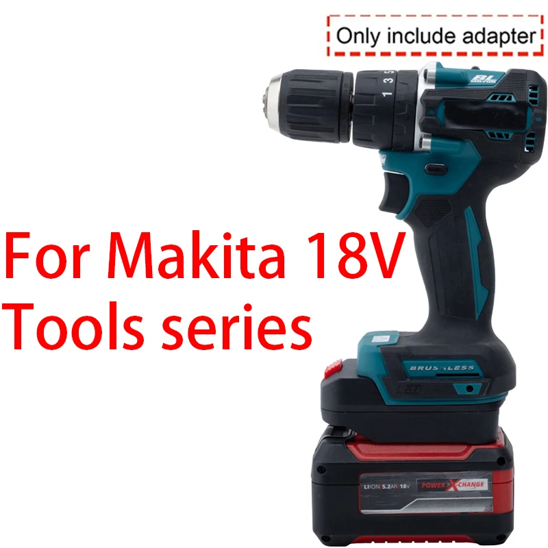 Convertitore batteria per Makita 18V li-ion Tools to Einhell/X-Change/Ozito 18V adattatore batteria agli ioni di litio accessori per utensili