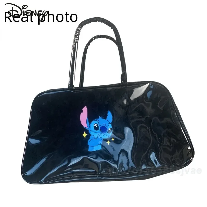 Stitch Women\'s Handheld Travel Bag Fashion High Quality Women\'s Shoulder Bag Cartoon Large Capacity Multi Functional Storage Bag