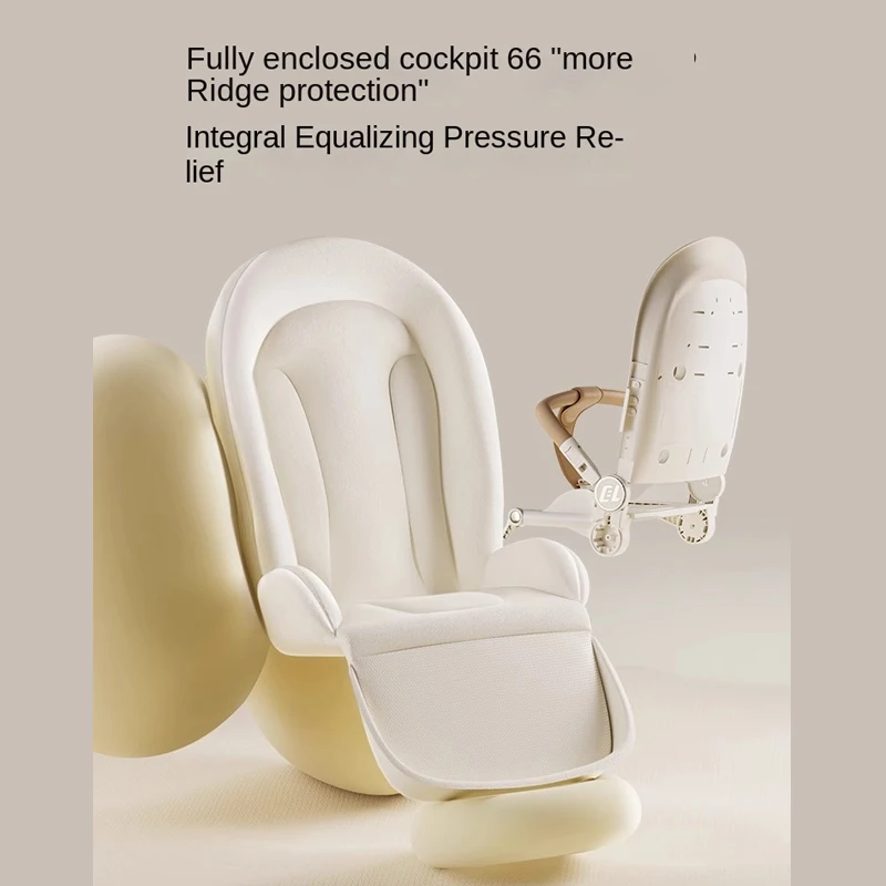 2025 New Lightweight Stroller baby Convertible Full-Size Baby Stroller Newborn Smart Baby Stroller with Reversible Seat