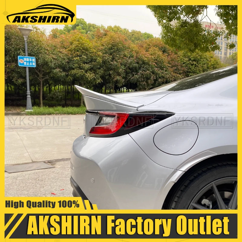 New Design 2022 To Up For TOYOTA ZA86 GR86 Subaru BRZ Spoiler Rear Trunk Wing High Quality ABS By Glossy Black Carbon Fiber