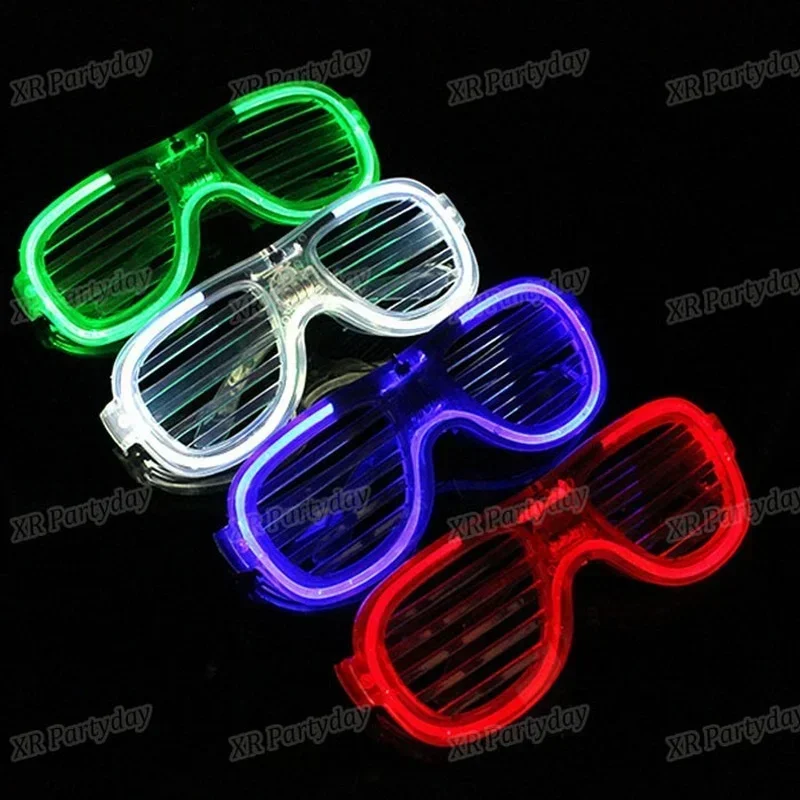 20 Pieces Glow Neon Glasses Bar Party Concert Adult Children Toys Gifts Birthday Decoration  Wedding Festival