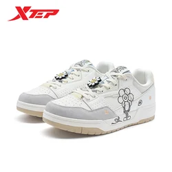 Xtep Skateboarding Shoes For Women 2024 Summer Durability Women's Skate Shoes Trekking Everyday Non-Slip Sneakers 976218310012