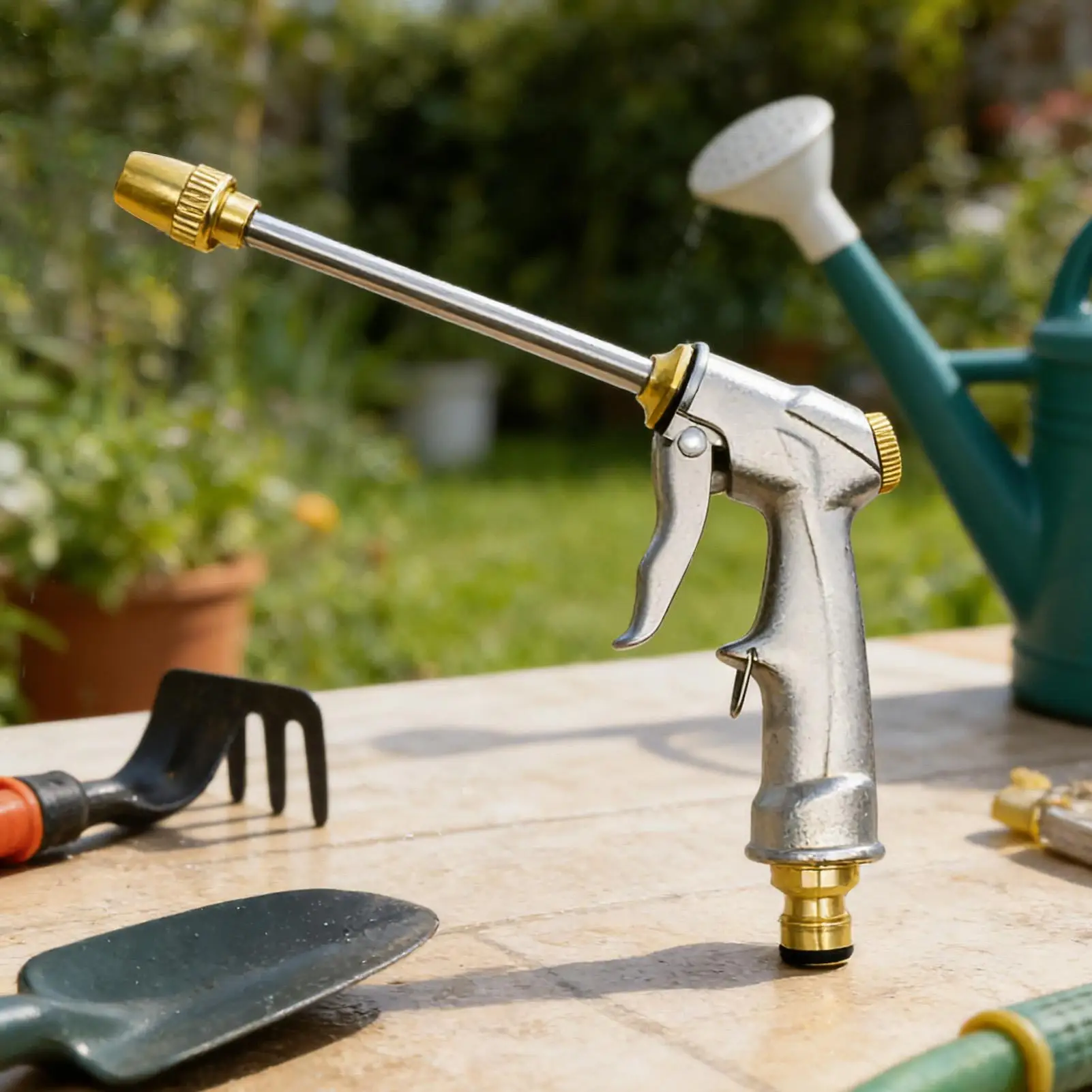 High-pressure Water Gun Adjustable Cleaning Car Wash Machine Garden Watering Hose Nozzle Sprinkler Foam Water