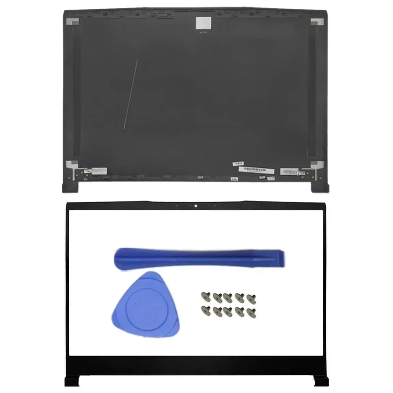 ل MSI Bravo15 MS-16WK جديد أجهزة الكمبيوتر المحمولة الإطار العلوي حافظة كمبيوتر محمول LCD الغطاء الخلفي/الإطار الأمامي/غطاء المفصلات/Palmrest/غطاء سفلي