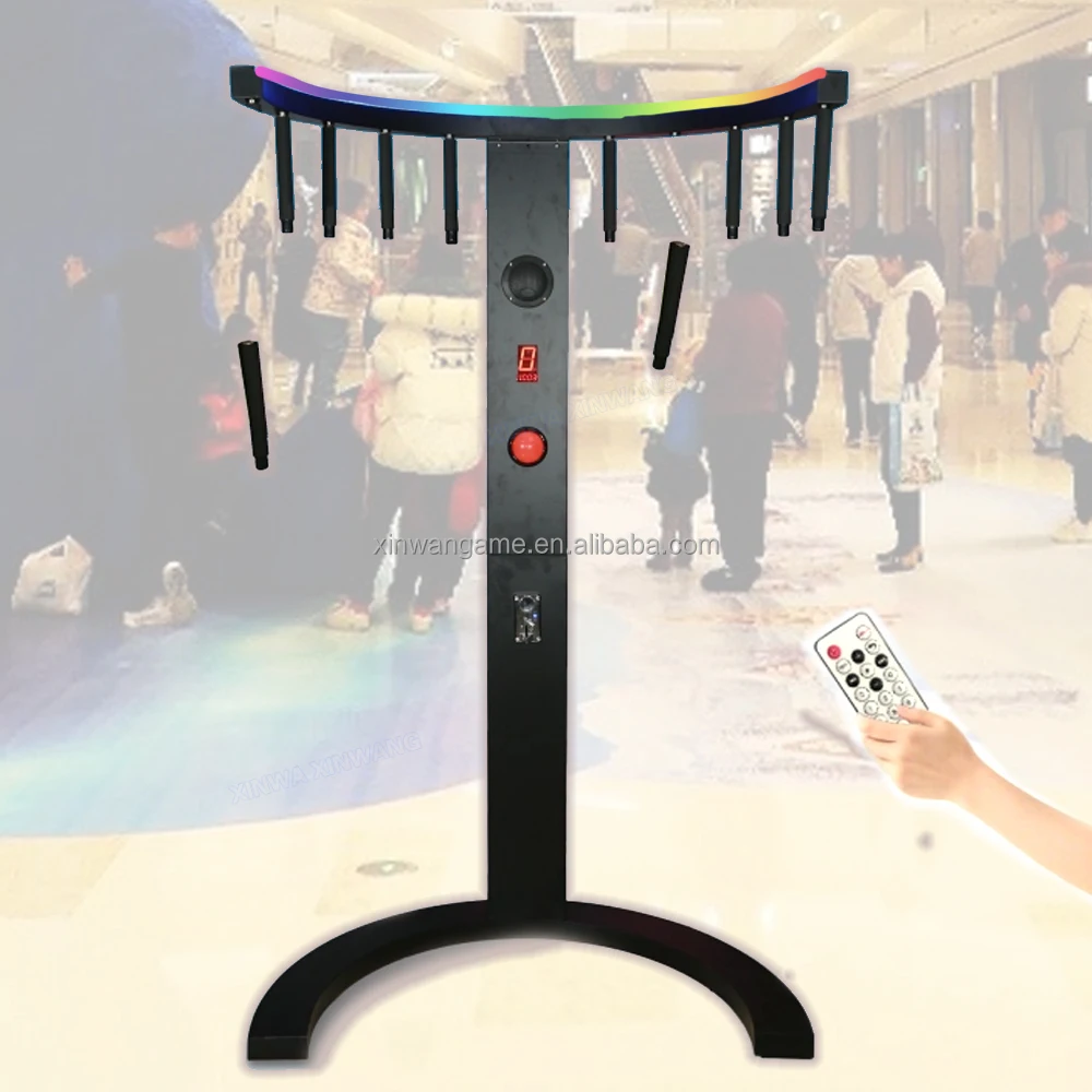 Coin Operated Hand Eye Challenge Response Quick Of Eye Deft Of Hand Fun Falling Sticks Arcade Game Machine DIY Kit