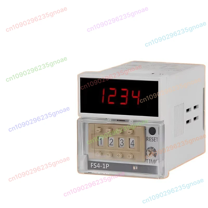 

Digital Programmable Counter Timer Totalizer High Speed Frequency Meter Industrial Automation Panel Mount Display FS4A FS4-1P4