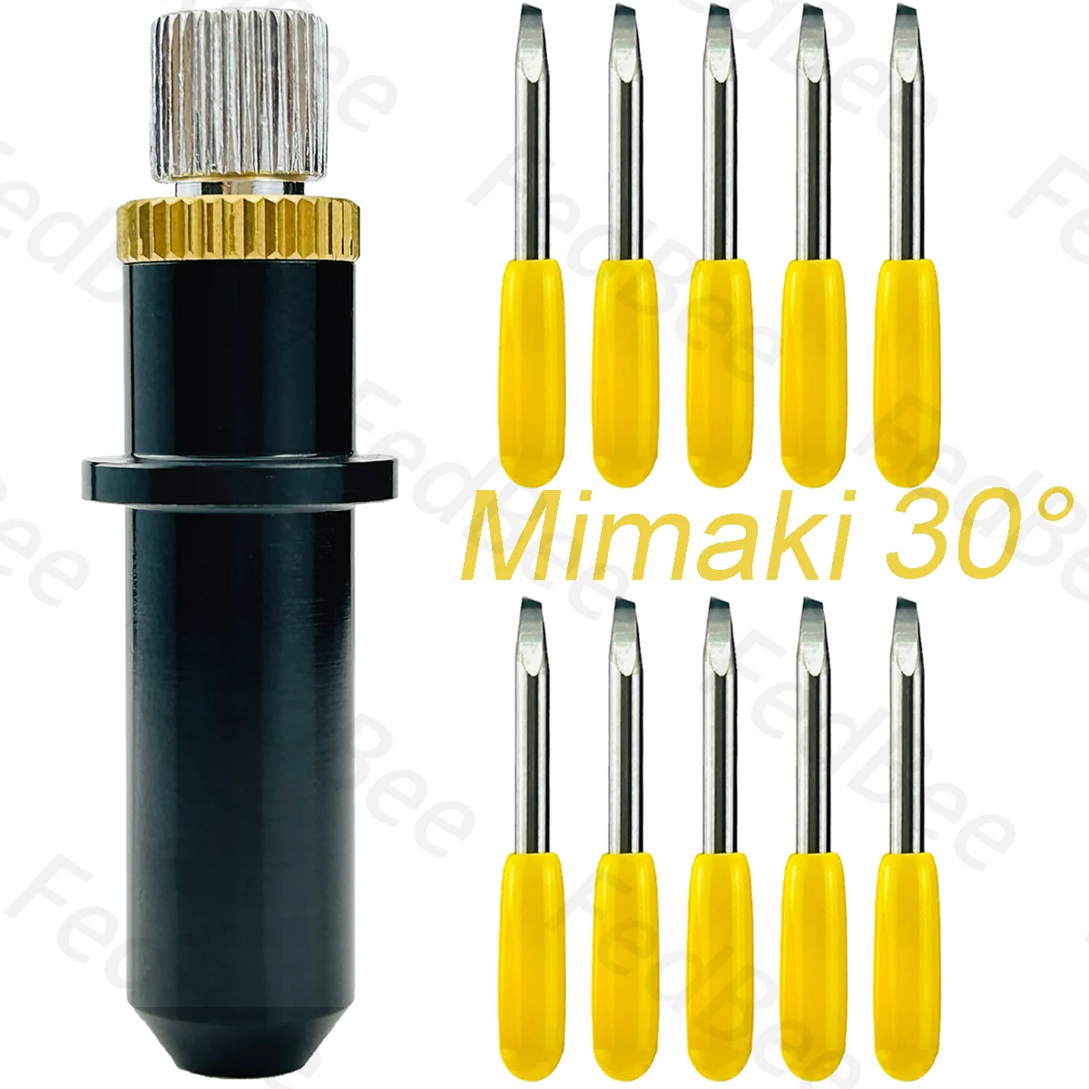 

10pcs 30 Degree Vinyl Blade and 1pc Blade Holder for Mimaki Durable