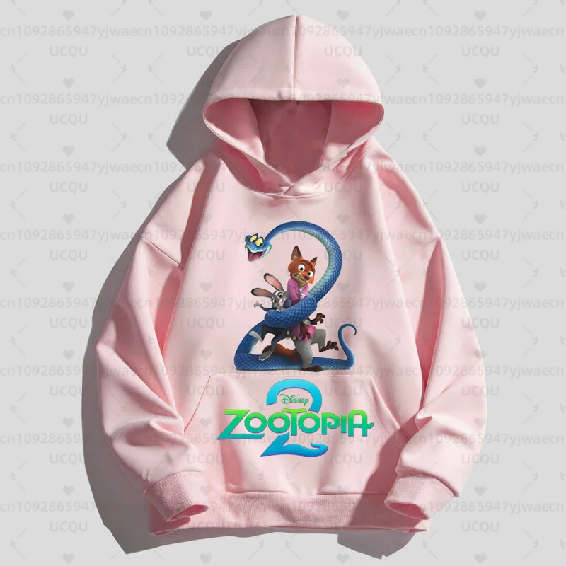 الخريف والشتاء ديزني زوتوبيا 2 جودي هوبس نيك الشباب مقنعين هوديس الاطفال الكبار زوجين البلوز البلوفرات القمم #1