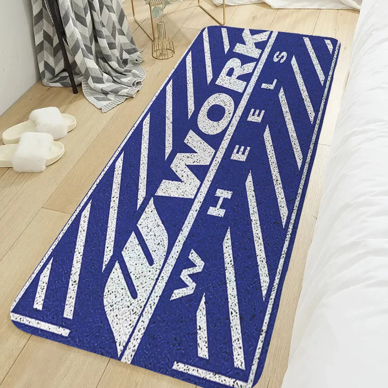 Bedroom Rug Work Soft Carpet Entrance of House Interior Home Decor Items Hallway Porch Balcony Bathroom Foot Mat Non-slip