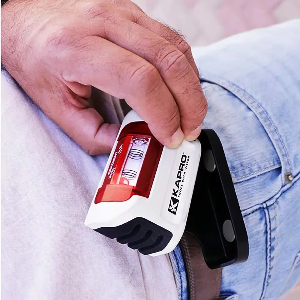 Kapro Указатель уровня Инструмент для выравнивания 10 см Зажим для ремня Магнитный литой алюминиевый пузырьковый уровень Красное зрение Высокоточный строительный дух Kapro Указатель уровня Инструмент для выравнивания 10 см Зажим для ремня Магнитный литой алюминиевый пузырьковый уровень Красное зрение Высокоточный строительный дух