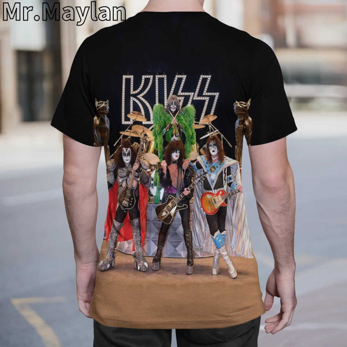 Rock Kiss Band Tshir 3D Printed t shirt for Men/women New Design Streetwear Tee shirts Homme Oversized t shirt 5XL 6XL  Tops F88