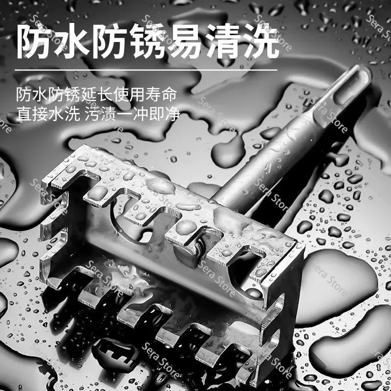 Electricians High Strength Square Hole Cutter Tool Square Shank For 86 Type Junction Box Drywalls Drill Bit