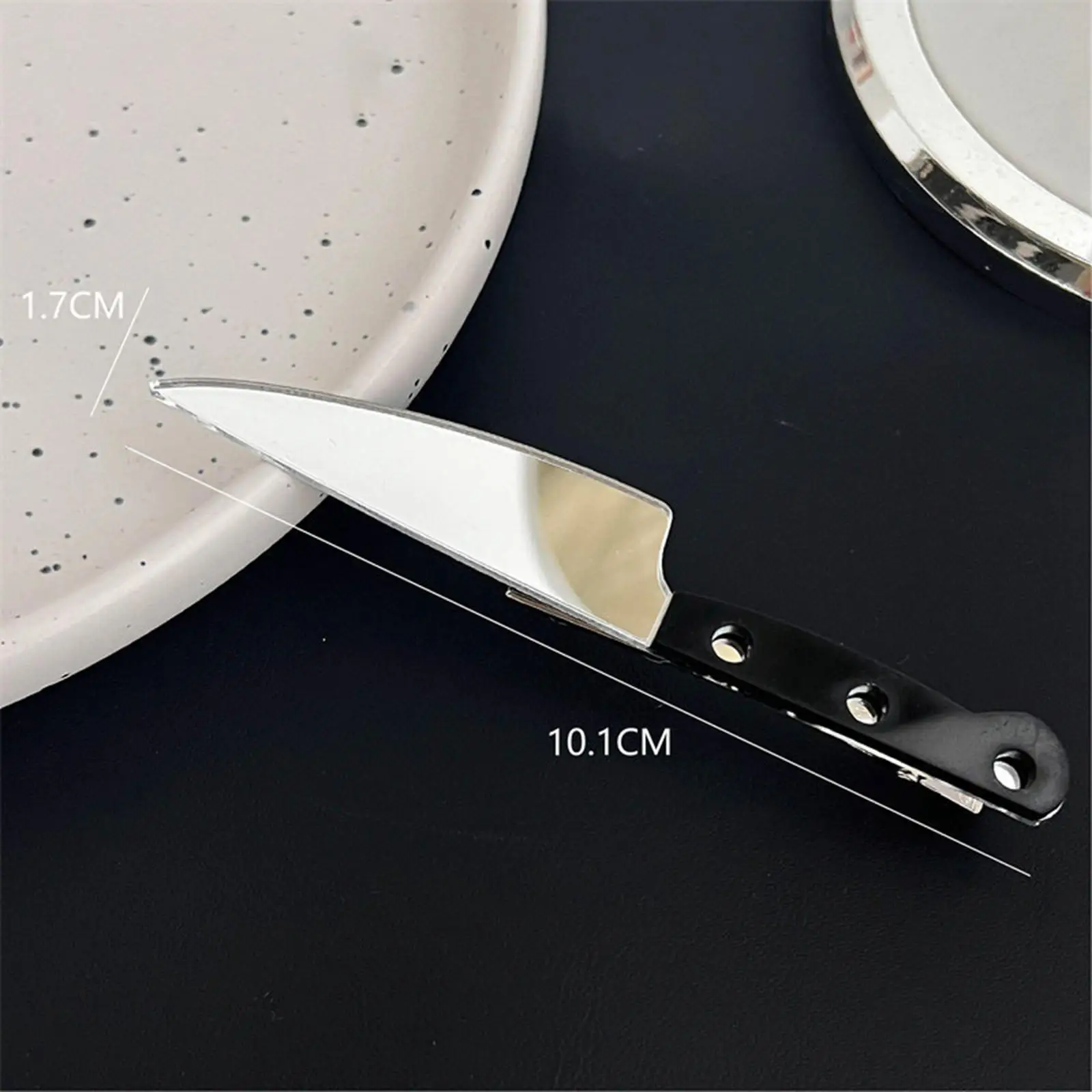 Cute Fruit Knife Mini Hair Clips Hip Hop Punk Rock Hair Accessory for Children’s Party School Wedding