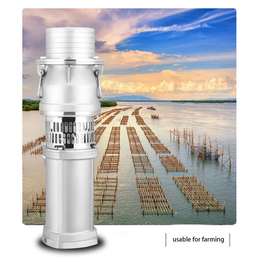 QY Stainless Steel Oil Immersed Pump Three-phase High Lift Submersible Pump 380V Agricultural Industrial Irrigation High Flow
