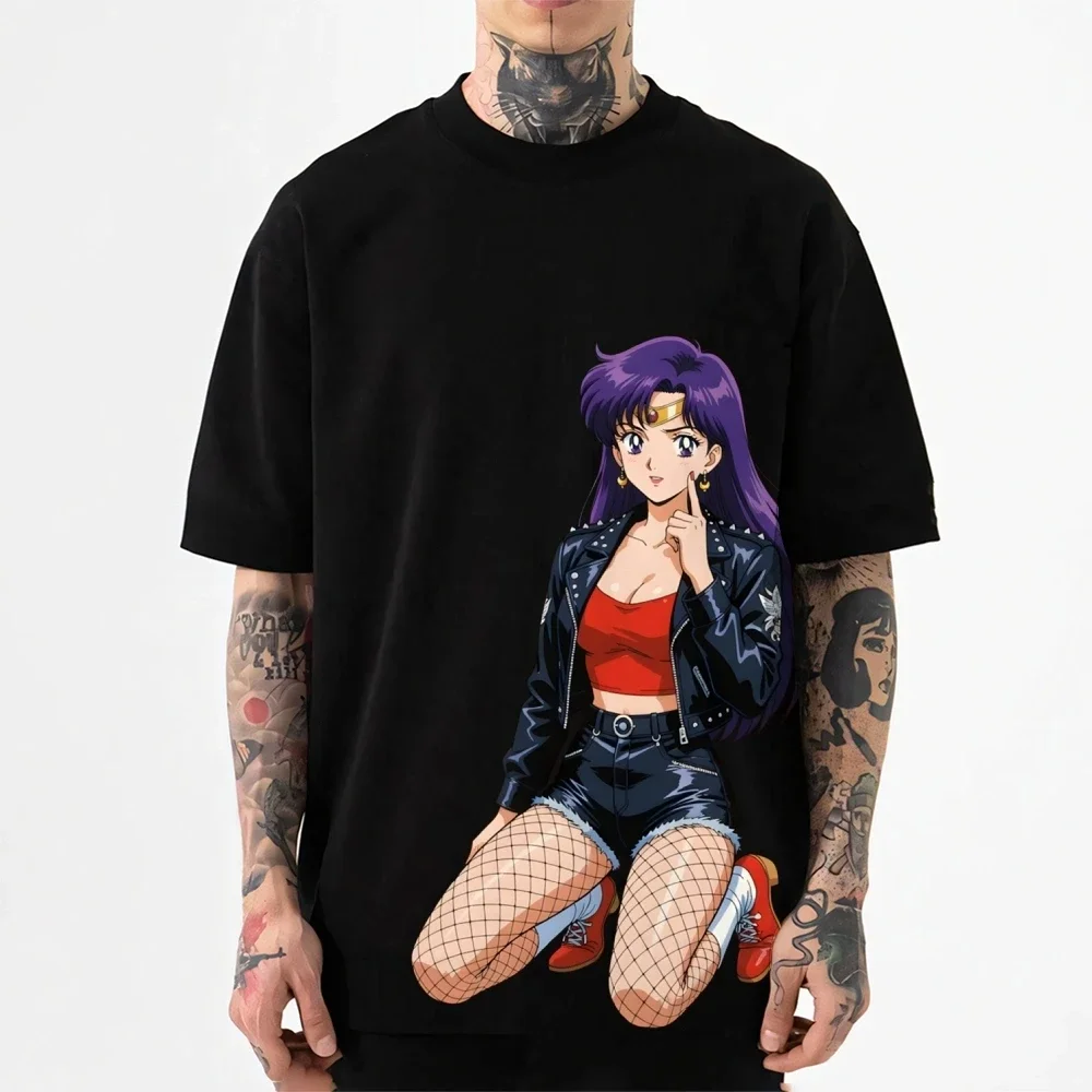 Sailor Mars Japanese Style Classic Tee High-quality Streetwear Men's Clothing Women Kids Clothing 2026 Summer New T Shirt