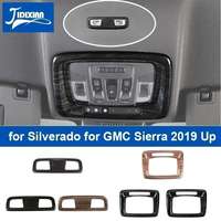 JIDIXIAN Car Front Middle Reading Light Lamp Decoration Cover for Chevrolet Silverado for GMC Sierra 2019 2020 2021 2022 2023 Up