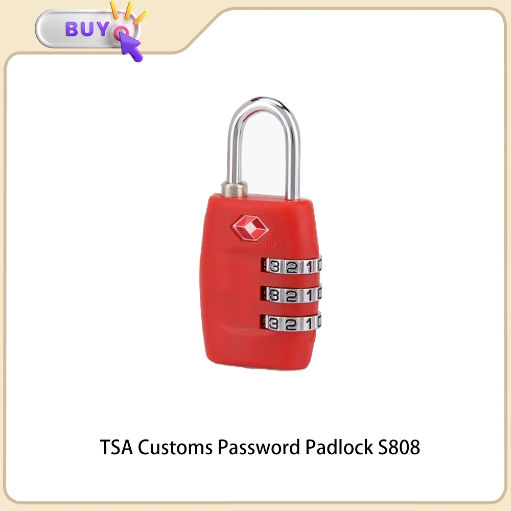 

TSA Customs Code lock Travel goods luggage lock Pull bar box password padlock available in a variety of colors