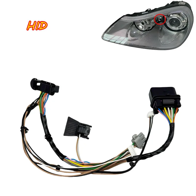 Applicable to 07 08 09 10 Porsche Cayenne Headlight Internal Wiring Harness Cayenne Plug Headlight Wire Group Circuit