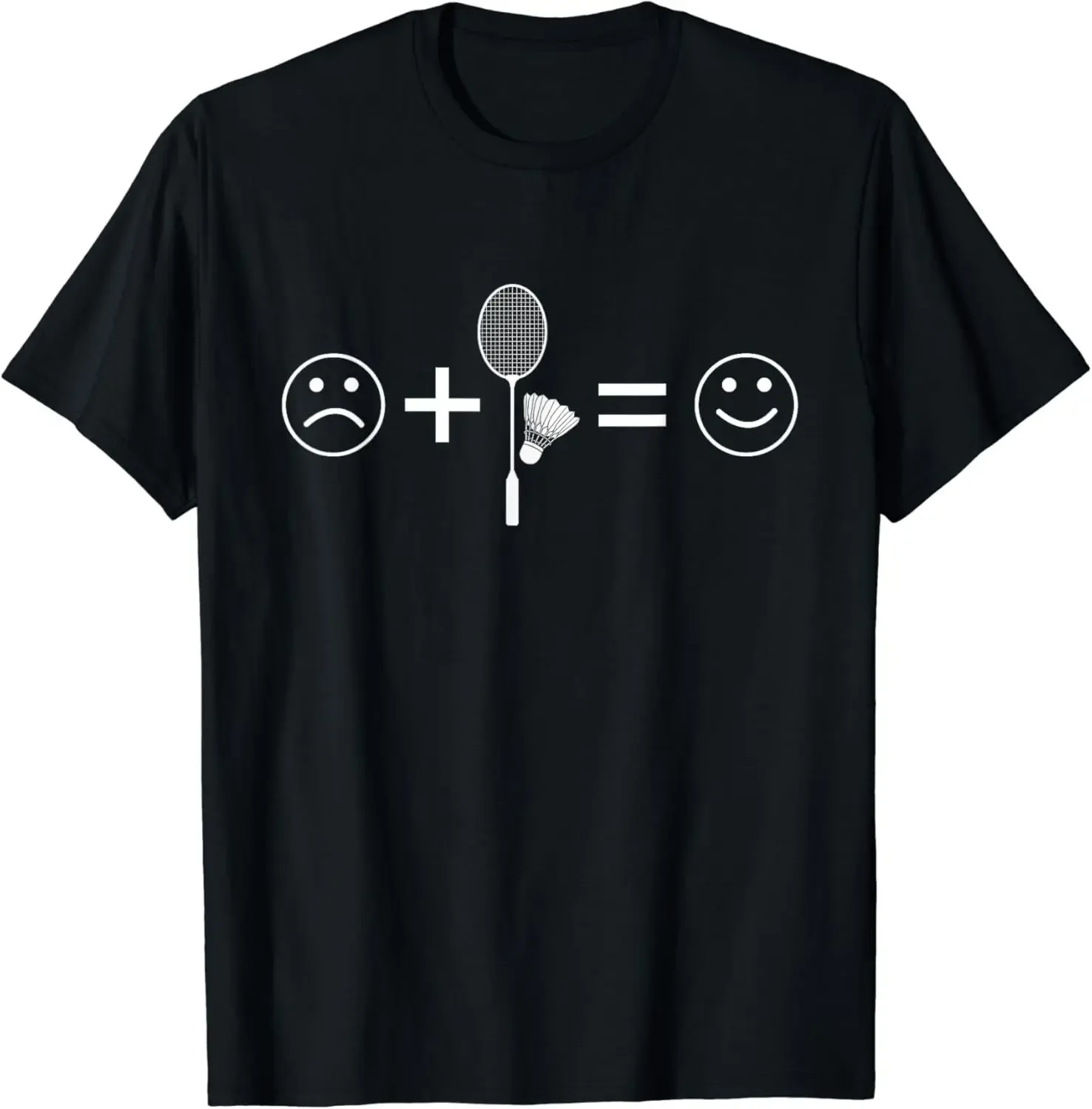 Badminton Love Happy Team Player Coach T-Shirt Funny Men Clothing Tops Streetwear Cotton Graphic T Shirts Ropa Hombre