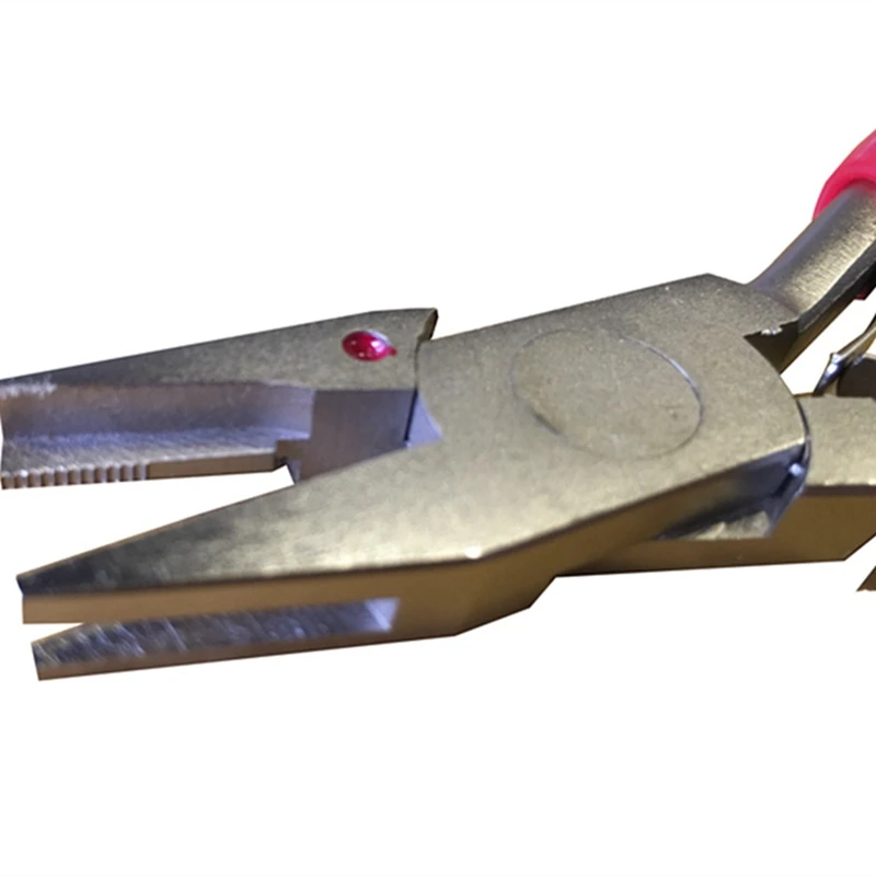 Imagem -04 - Plástico Alicate Crimper para Plástico Espiral Vinculativo Espinhos Vermelho e Prata Metal Cortador pc