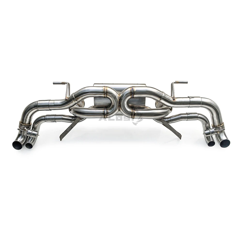 

catback exhaust for Audi R8 V10 5.2l 2006-2015 vacuum valve automotive performance exhaust pipe system ss304 with valve exhaust