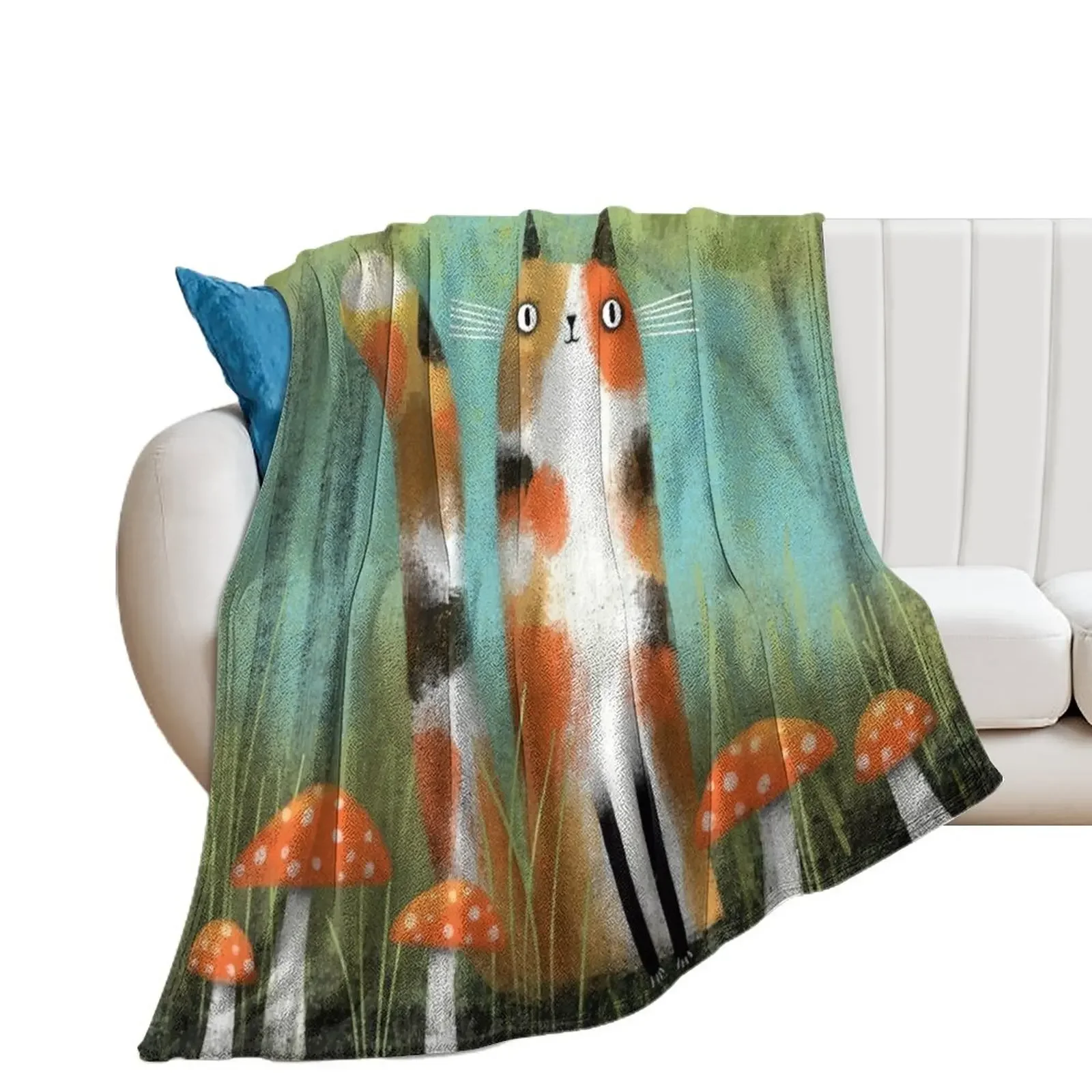 

MUSHROOM LOVER Throw Blanket Camping Fashion Sofas Decoratives Soft Beds Blankets