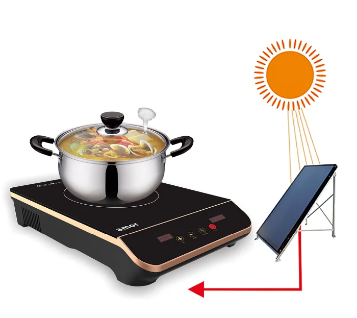 Solar DC Induction Cooktop 24V/48V Compatible, AC/DC Hybrid, Intelligent Cooking