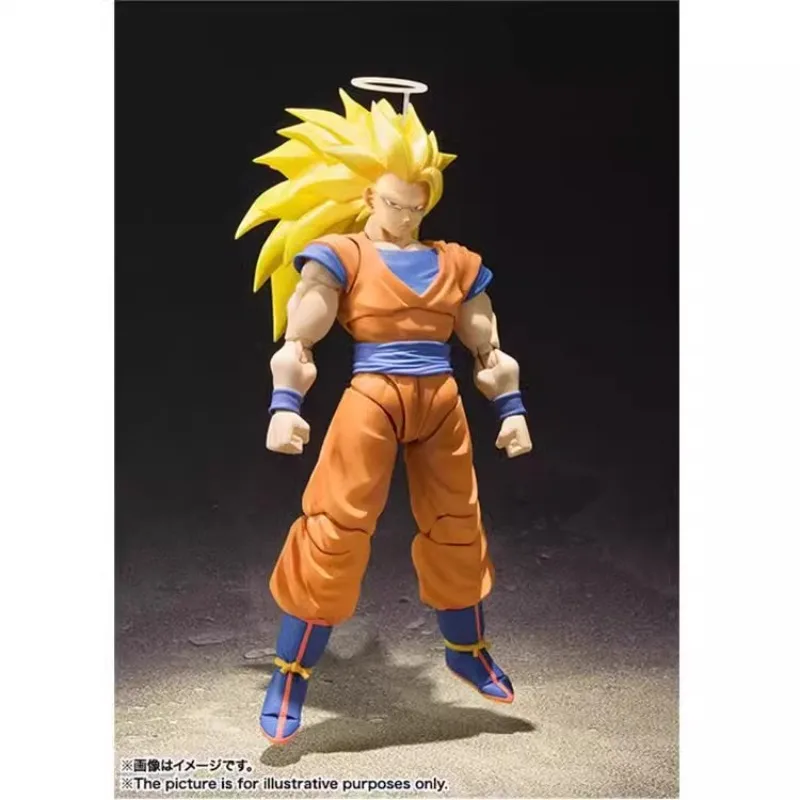 متوفر في المخزون بانداي دراغون بول زد سون جوكو SHF كاكاروتو سوبر سايان 3 S.H.Figuarts نماذج شخصيات الحركة مجموعة أنيمي