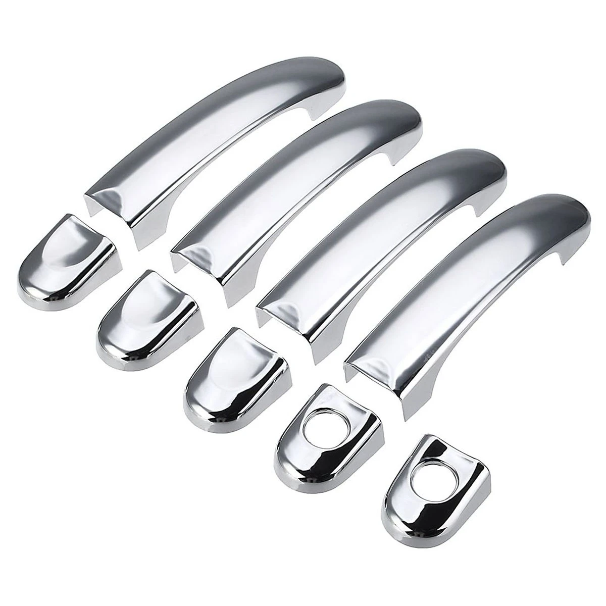 9Pcs Set ABS Chrome Door Handle Covers Trim for TRANSPORTER T5 T6 CADDY VAN