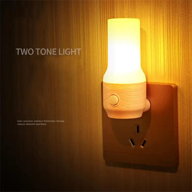 

Safe And Reliable Led Energy-saving Night Light Multiple Lighting Modes Portable Socket Night Light Compact And Portable