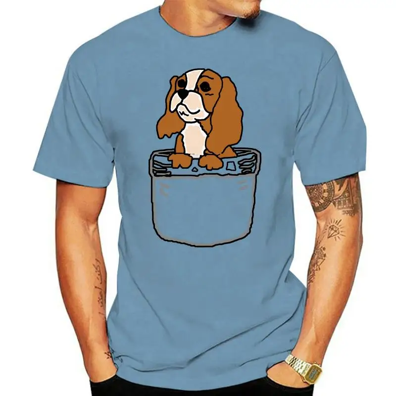 Men T Shirt Cute Cavalier King Charles Spaniel Dog Women T-Shirt