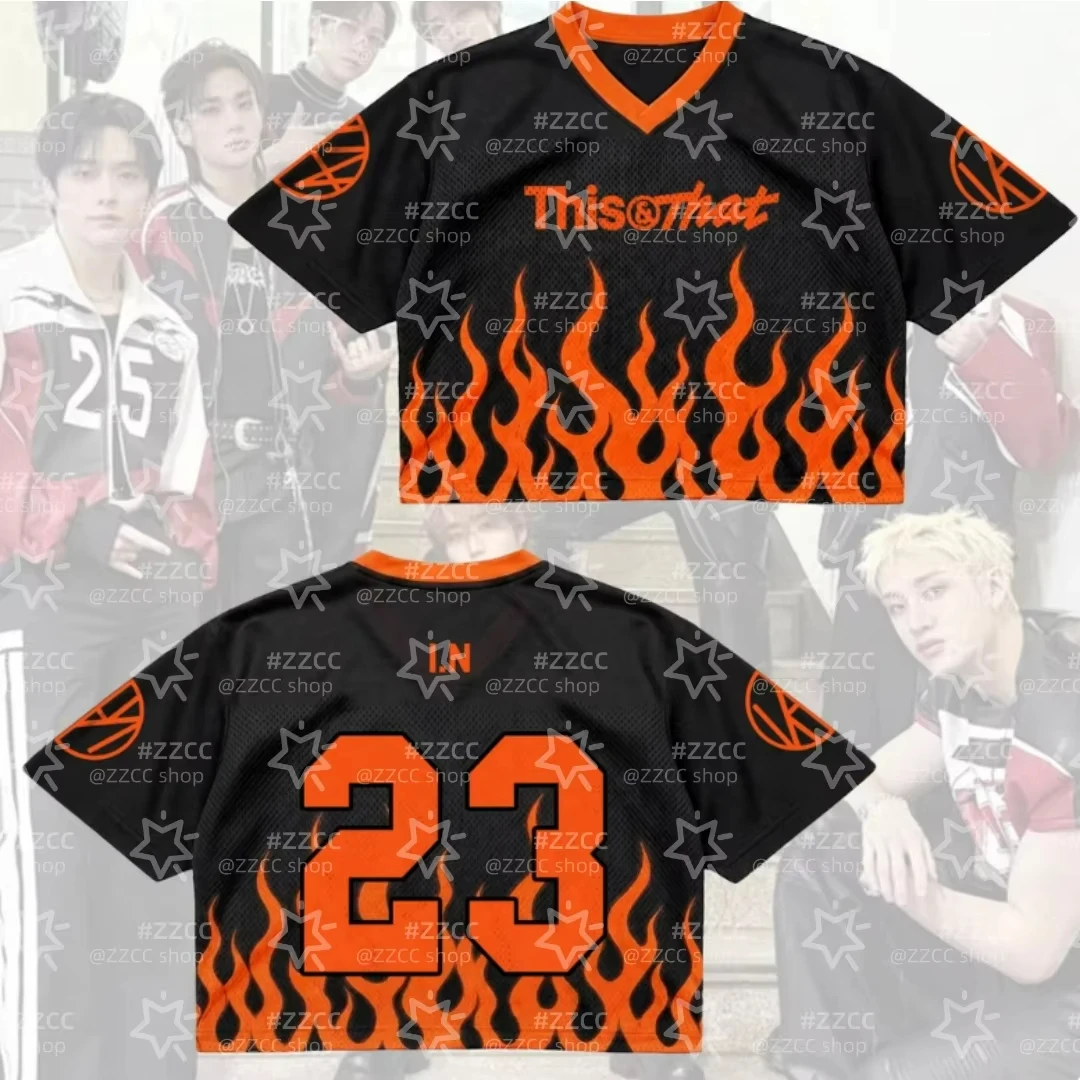 Bold Stray Kids This That Album Jersey Run It Merch Gift For Stay Men's T-Shirt Kid's Clothing Tee Y2k Woman Cosplay Costumes
