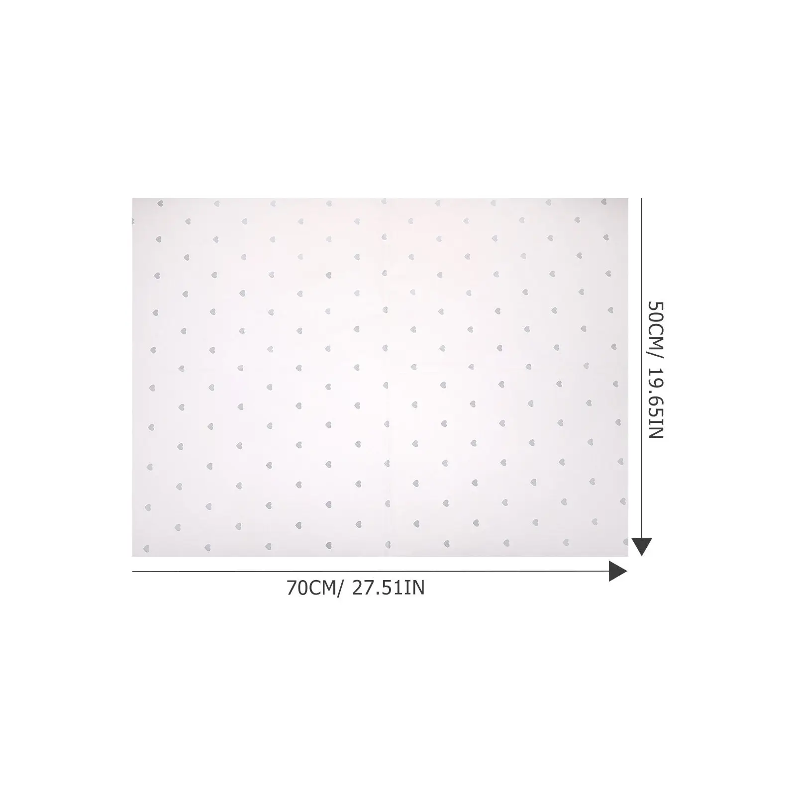28Sheets Love Heart Thickened Tissue Paper Elegant Gift Wrapping Paper for Wedding Birthday Valentine Decorative Packaging