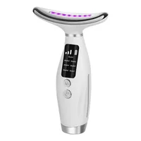 Neck Face Lifting Massager 7 Colors Light LED Photon Therapy Skin Tighten Wrinkle Remove Heating Vibration Massage Beauty Device 6
